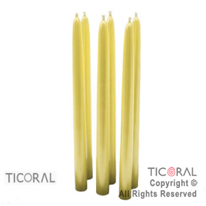 VELA 2267 VELON AMARILLO CUMPLEA�OS x 6